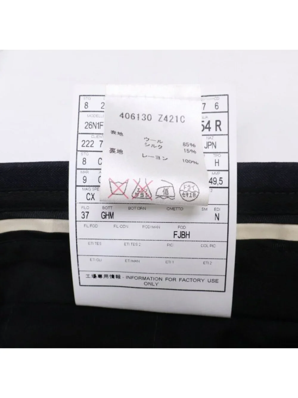 Gucci Wool Silk Single Suit